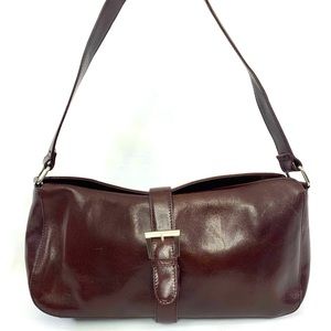 HOBO International Brown Leather Med Shoulder Bag